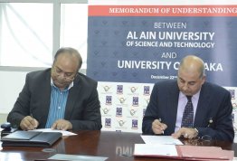MOU between Al Ain University and University of Dhaka