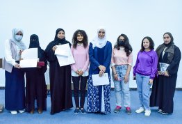 مسابقة القراءة والكتابة بتنظيم من مكتبة خليفة 