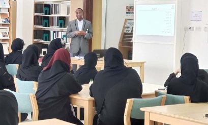 مكتبة جامعة العين ترحب بأعضاء هيئة التدريس والطلبة الجدد