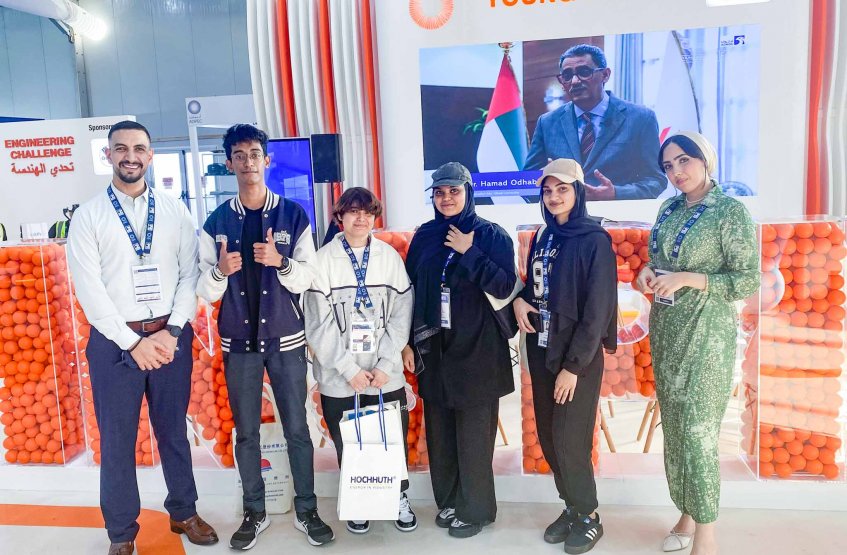 Student's visit to ADIPEC 2023