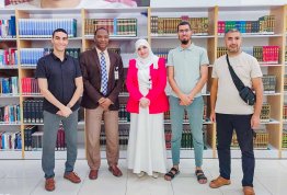 زيارة وفد من الجزائر لمكتبة خليفة 