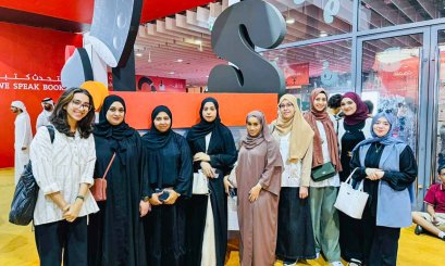 مكتبة خليفة تنظم زيارة لمعرض الشارقة الدولي للكتاب 2023